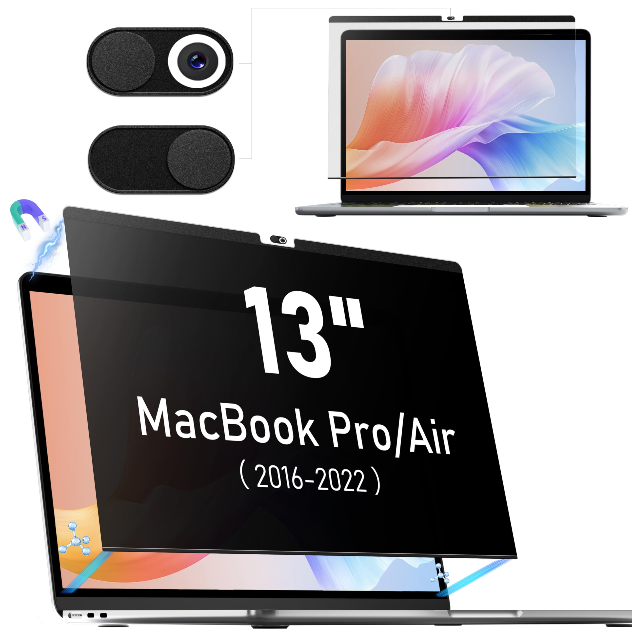 Filtre de Confidentialité MacBook Protégez Votre Écran des Regards Indiscrets 13 Pouces - 8