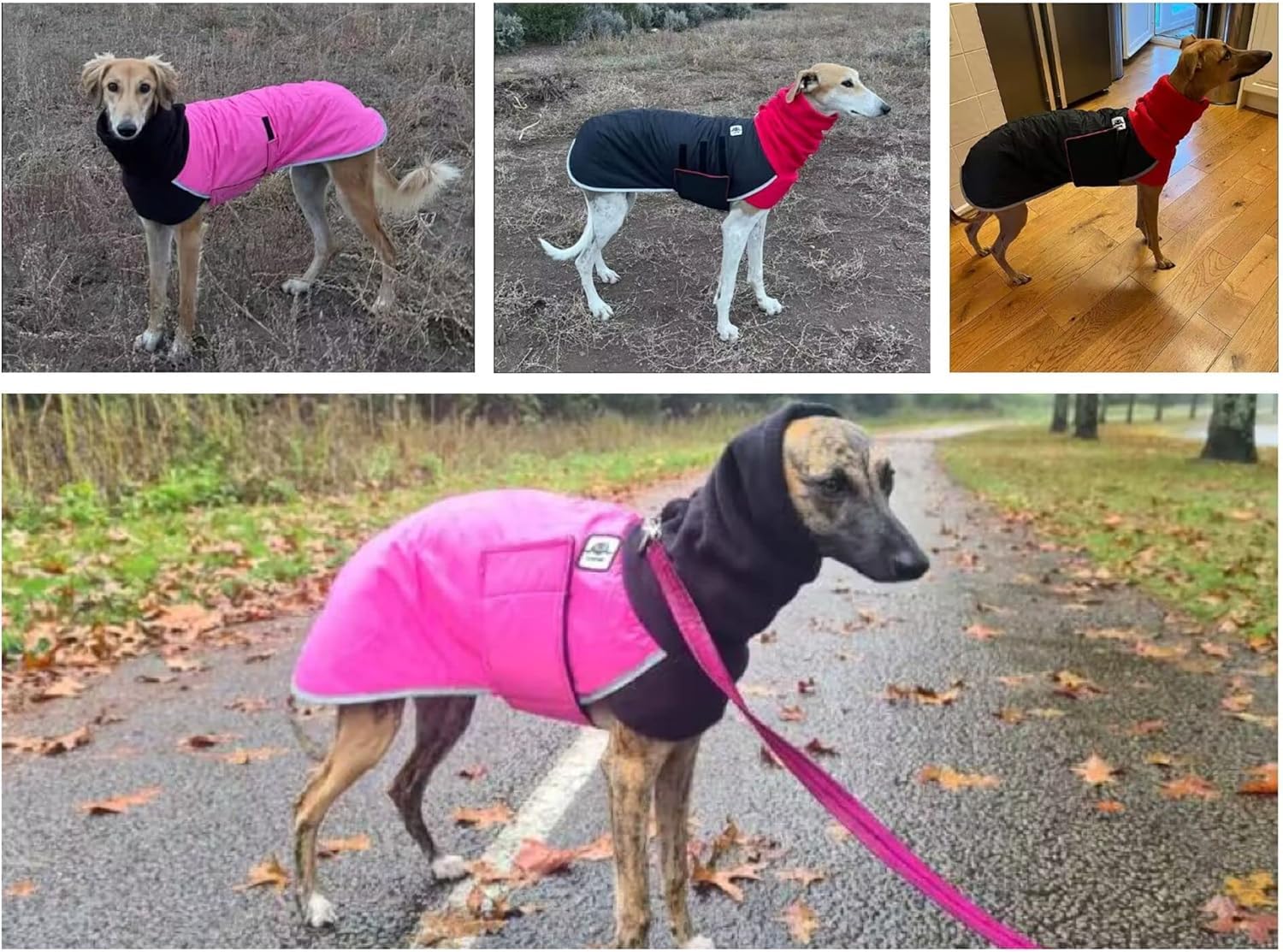 Manteau d'hiver pour lévrier, pull pour salukis et whippet, veste imperméable pour lévrier, manteau d'hiver pour chien pour whippet, imperméable pour chien, manteaux pour lurcher, manteaux pour