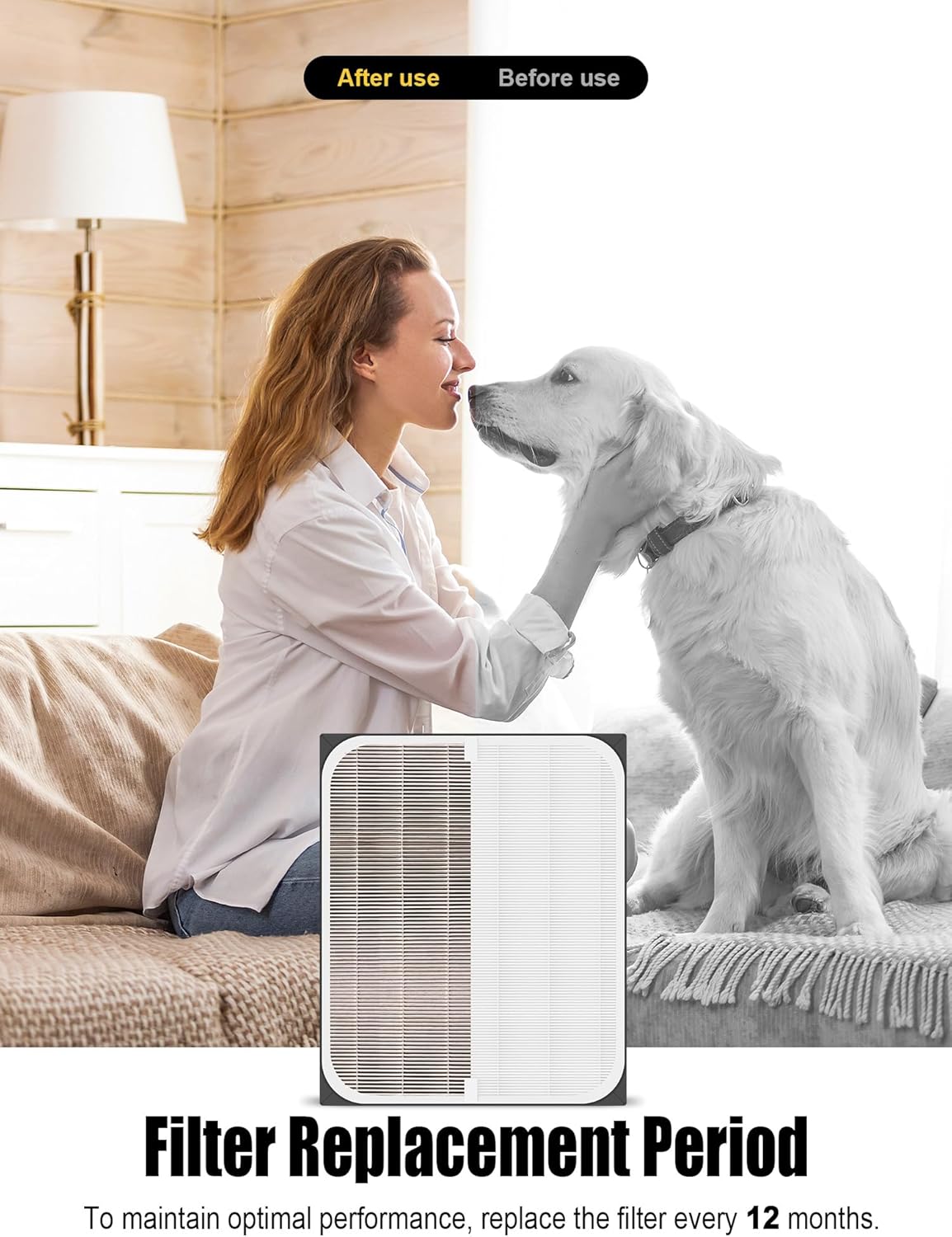 3500 Replacement Filter Compatible with Air Doctor AD3000, AD3500, and AD3500i Air Purifiers – 2 Premium Filters, 4 Carbon Filters, and 8 PreFilters – Compare to Part# ADF3001 ADF3002 ADF3003 ADF3010 - Image 7