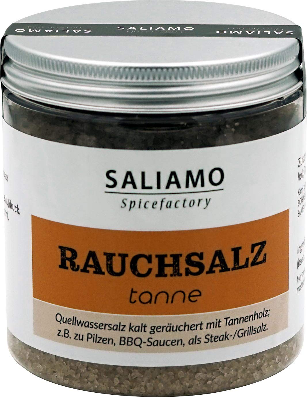 250g Rauchsalz Schwarzw lder Art Salz mit kr ftigem Rauchgeschmack BBQ Salz Gew rzsalz Tannensalz Buchenholzrauch Rauch Aroma Saliamo