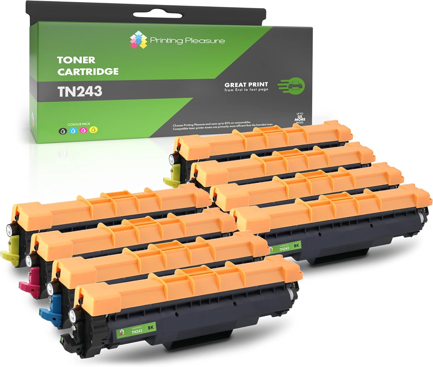 TN-247 TN-243 Toner Brother Tn 243 BK XXL CMYK Toner Set Für