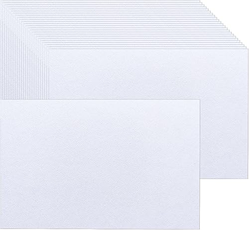 Miniatura 8 de Paquete de 25 tarjetas de cartulina negra de 4 x 6 pulgadas en blanco grueso de 92 libras para hacer tarjetas de felicitación, tarjetas de