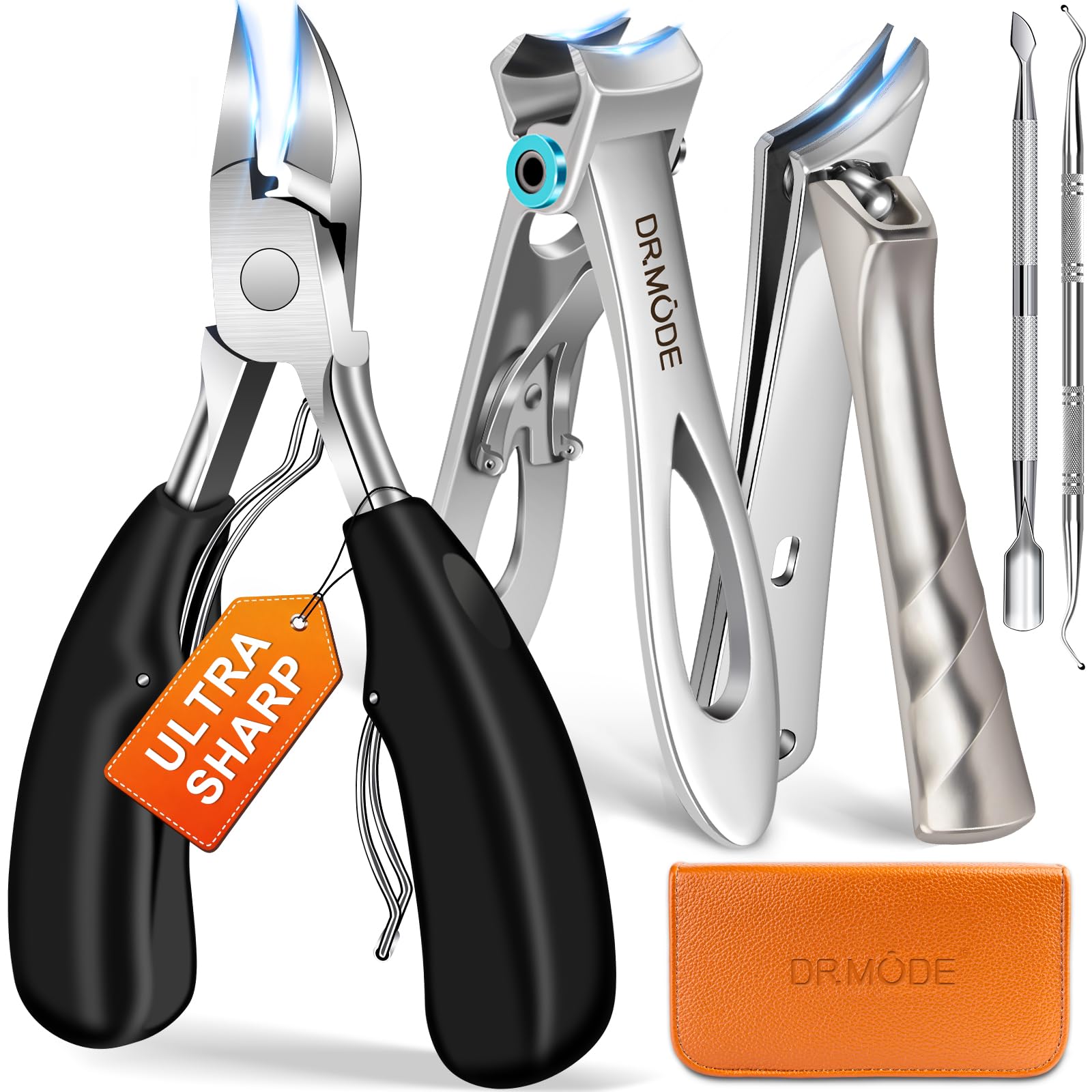 DRMODE Wide Jaw & Slanted Clippers Set
