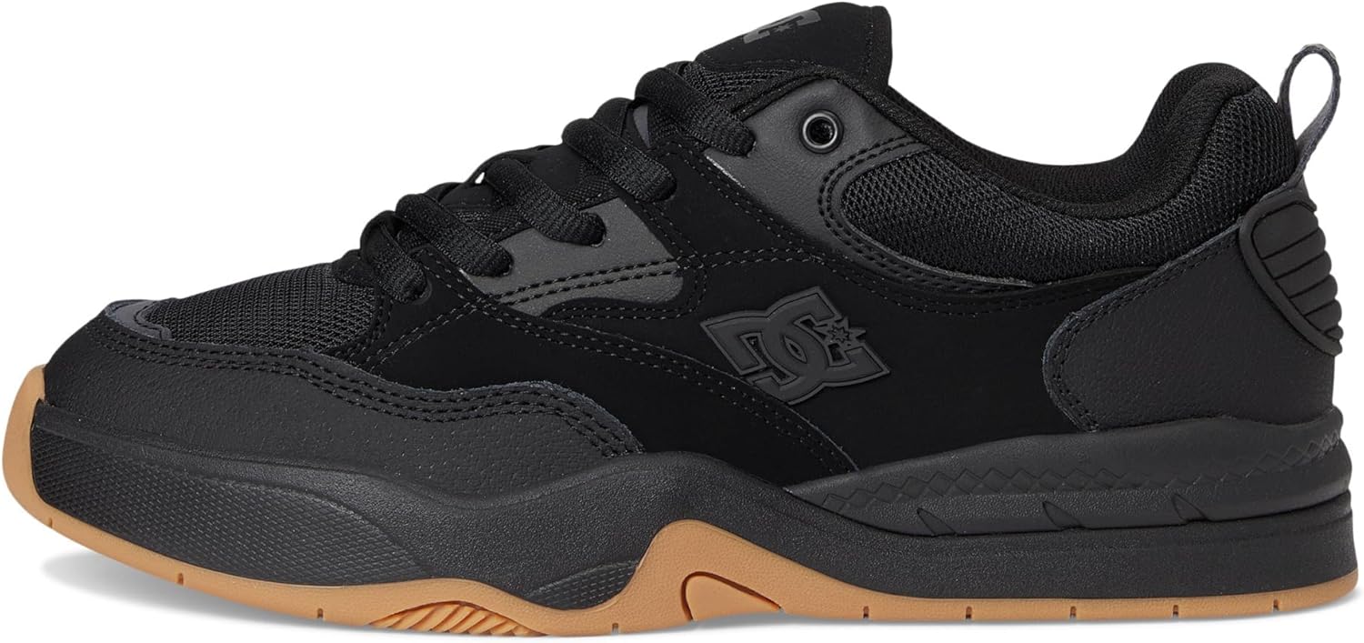 DC Men's Ascend Skate Shoe, Black/Black/Gum, 10.5 - Image 4