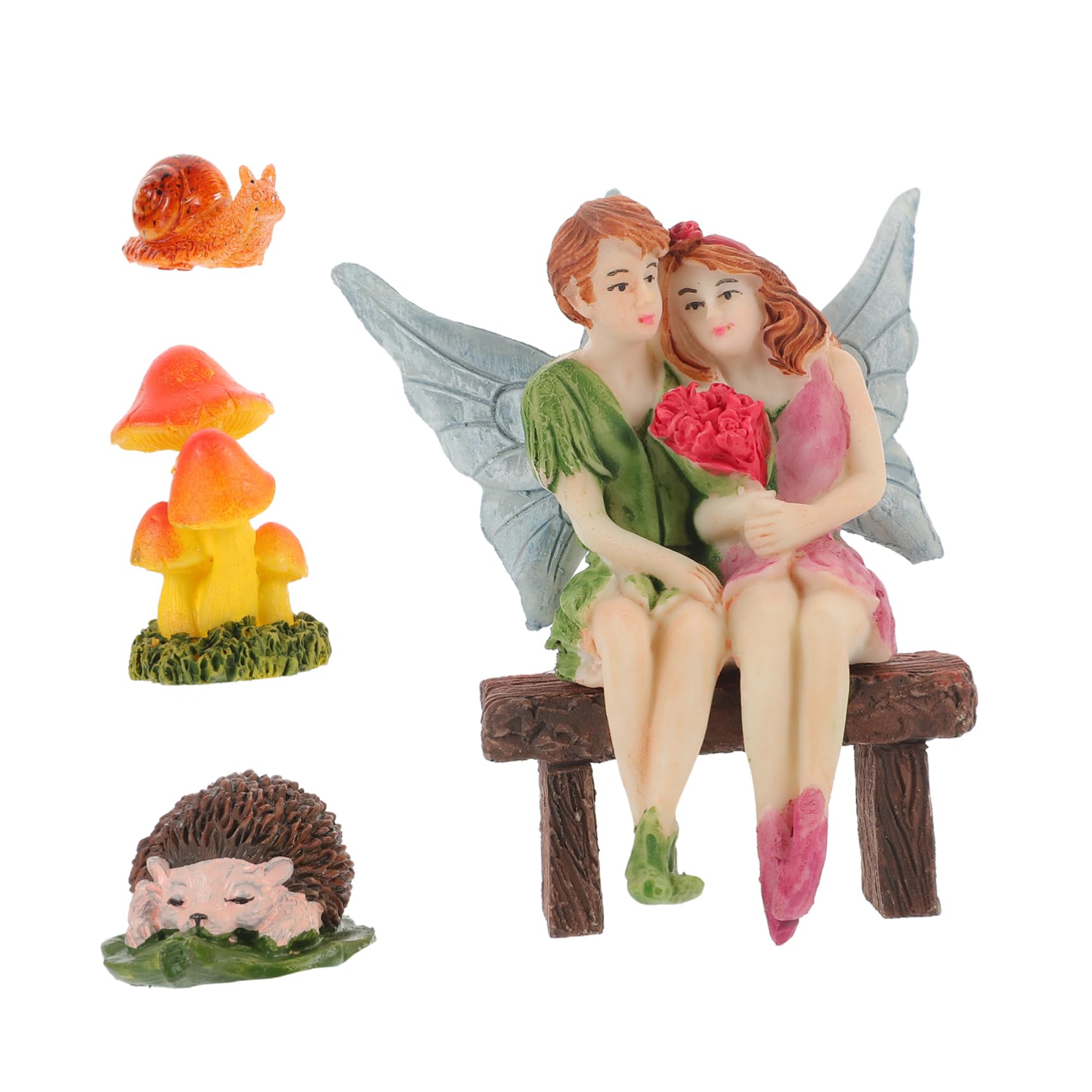 Toyvian 3 Sets Kunstharz Handwerksornamente Pilz Feengarten Zubehör Harzfiguren Für Den Außenbereich Feenfiguren Zur Dekoration Miniatur Tierstatuen Aus Harz Miniaturfiguren