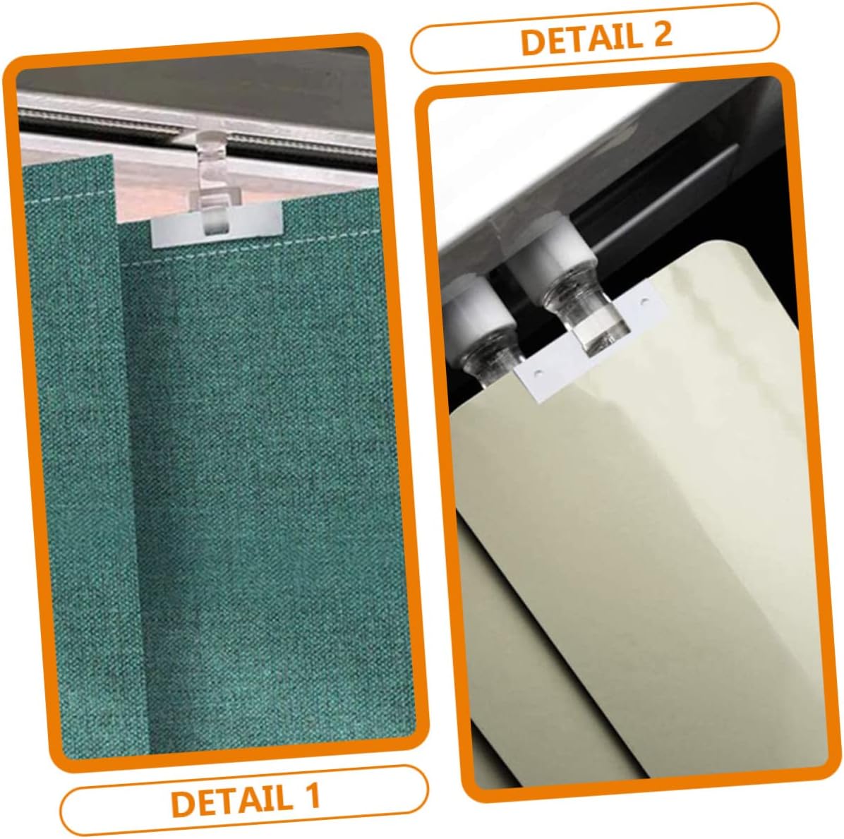 Levemolo 12pcs Vertical Blind Repair Tabs Vane Savers for Window Blinds Replacement Easy Curtain Accessory for Home Use