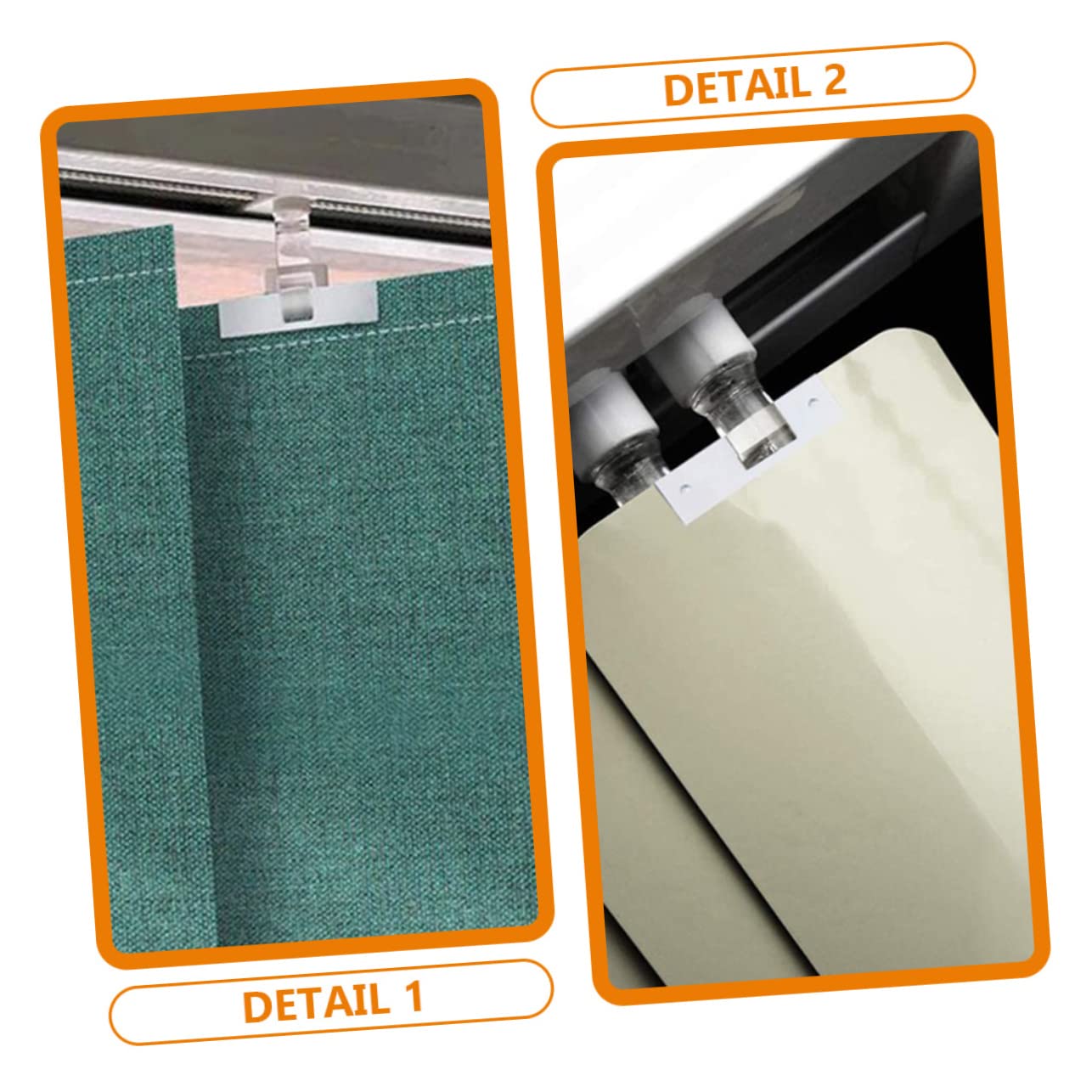 Levemolo 12pcs Vertical Blind Repair Tabs Vane Savers for Window Blinds Replacement Easy Curtain Accessory for Home Use