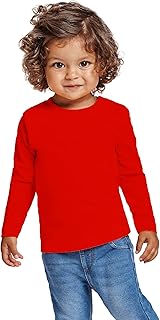 Camiseta de Manga Larga para Bebés - Prenda Unisex de Abrigo con Colores Vivos en algodón Suave, cálida y cómoda