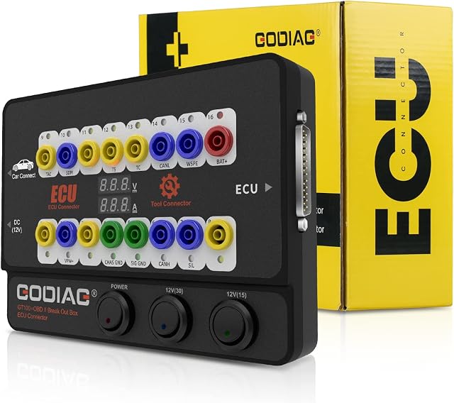 Godiag GT100+ OBDII Boîte de départ, avancée OBD et CAN Détecteur de protocole pour ECU Essais de banc et diagnostics de voiture