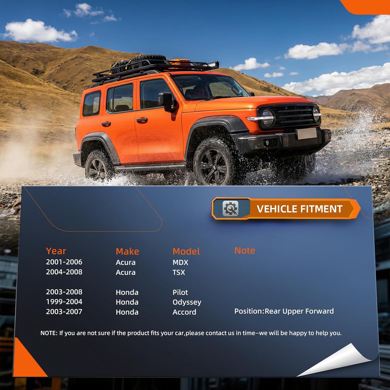 KEYOOG 2Pc Set K621873 Rear Upper Control Arm and Ball Joint Assembly Fit For 2001-2006 Ac-ura MDX,04-08 TSX /2003-2007 Ho-nda Accord,99-04 Odyssey,03-08 Pilot Passenger Driver Side Suspension