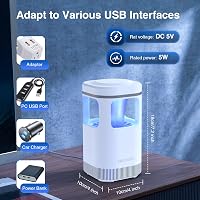 Tiptop Home Elektromos Szúnyogcsapda UV Fénnyel USB Töltéssel Otthonhoz 6