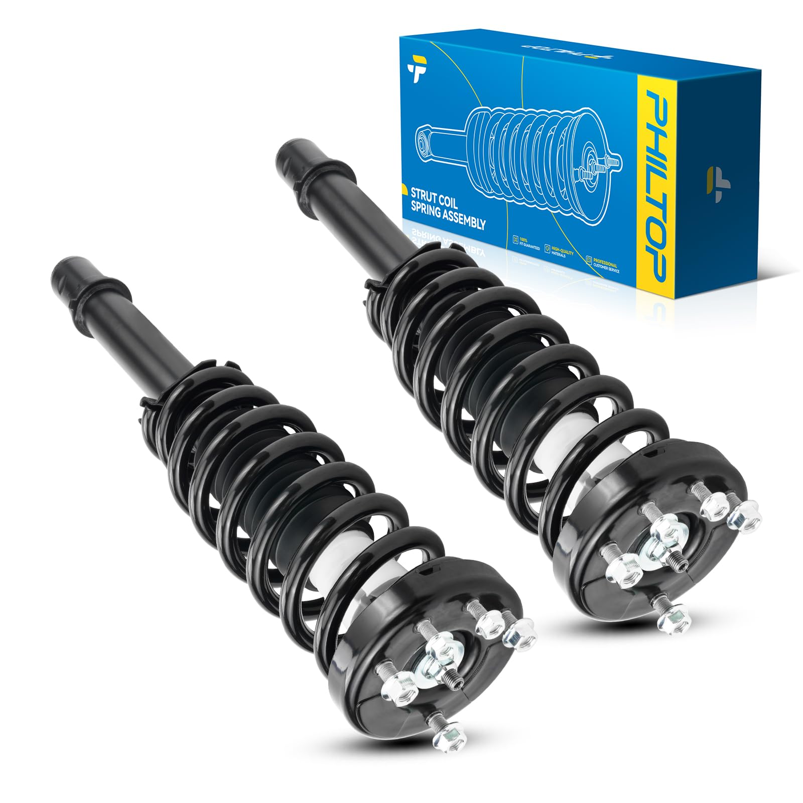 PHILTOP 2Pcs Front Quick Strut Assembly for 2004-2008 TSX
