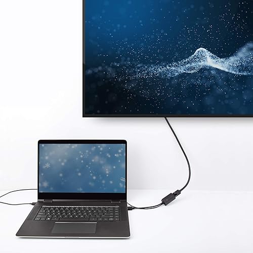 Miniatura 5 de Cable Matters Adaptador HDMI a DisplayPort (adaptador HDMI a DP) con soporte de resolución de video 4K