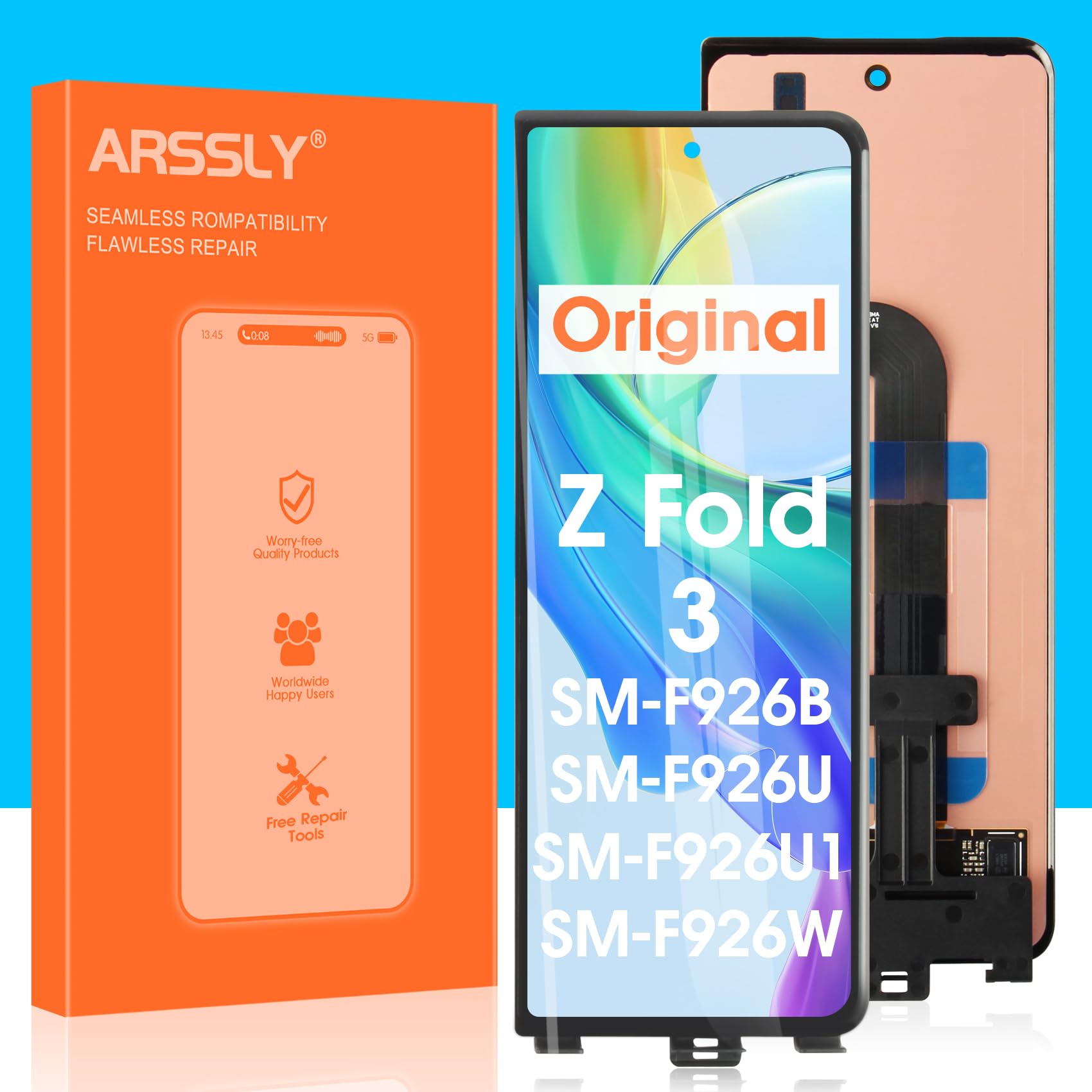 Amazon.com: Original Cover Display for Samsung Galaxy Z Fold 3 LCD