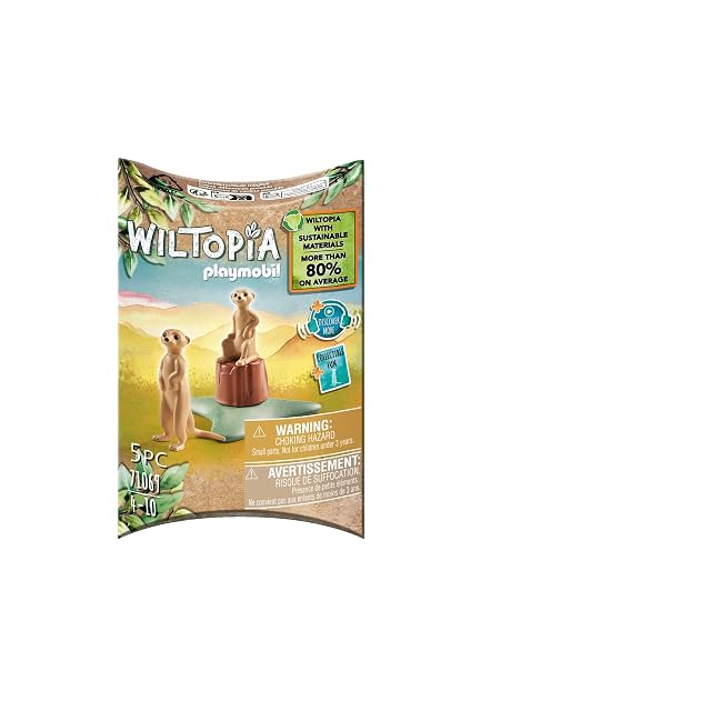 PLAYMOBIL Wiltopia Suricatas
