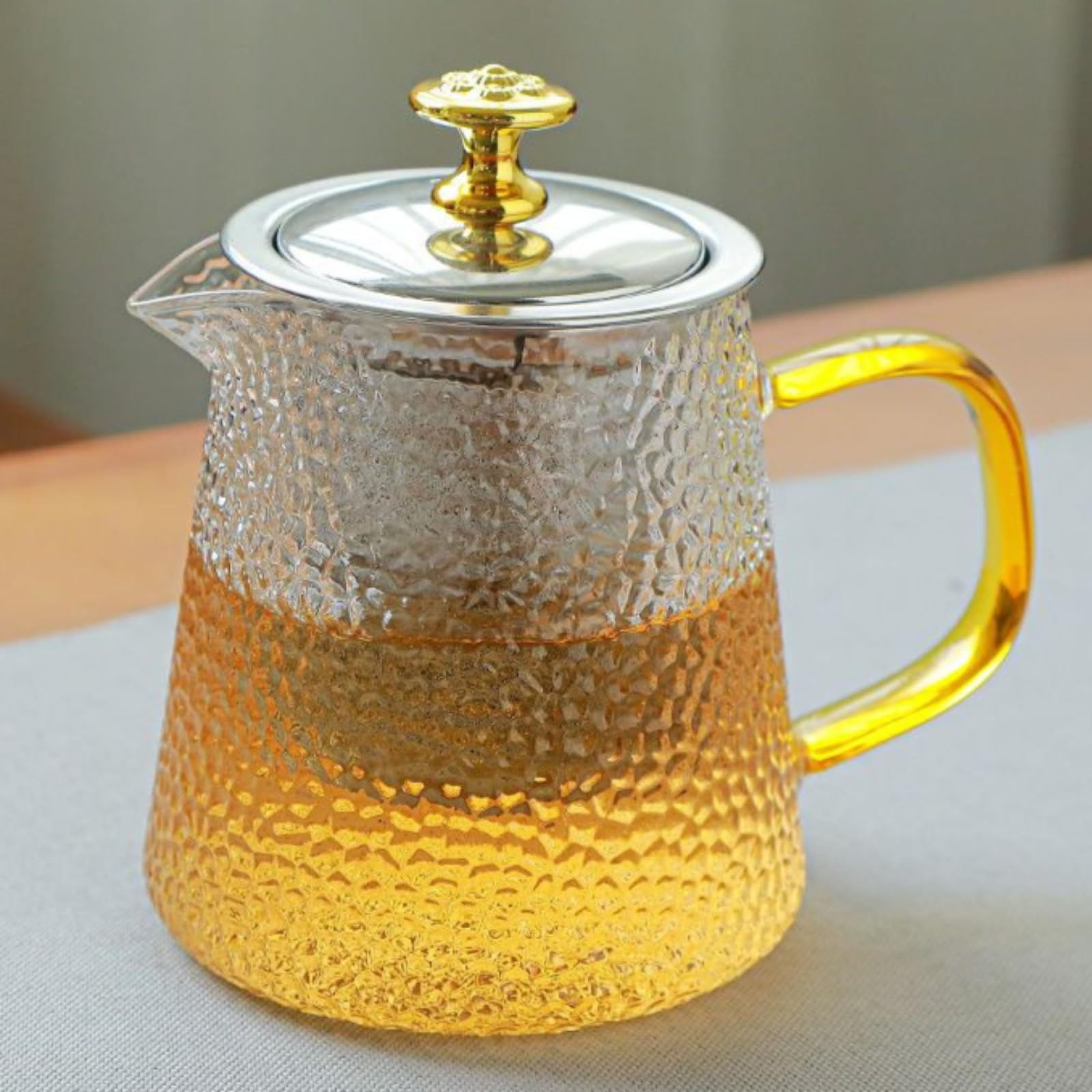 Tetera de vidrio de 400 ml ideal para servir té tradicional en la sala de estar