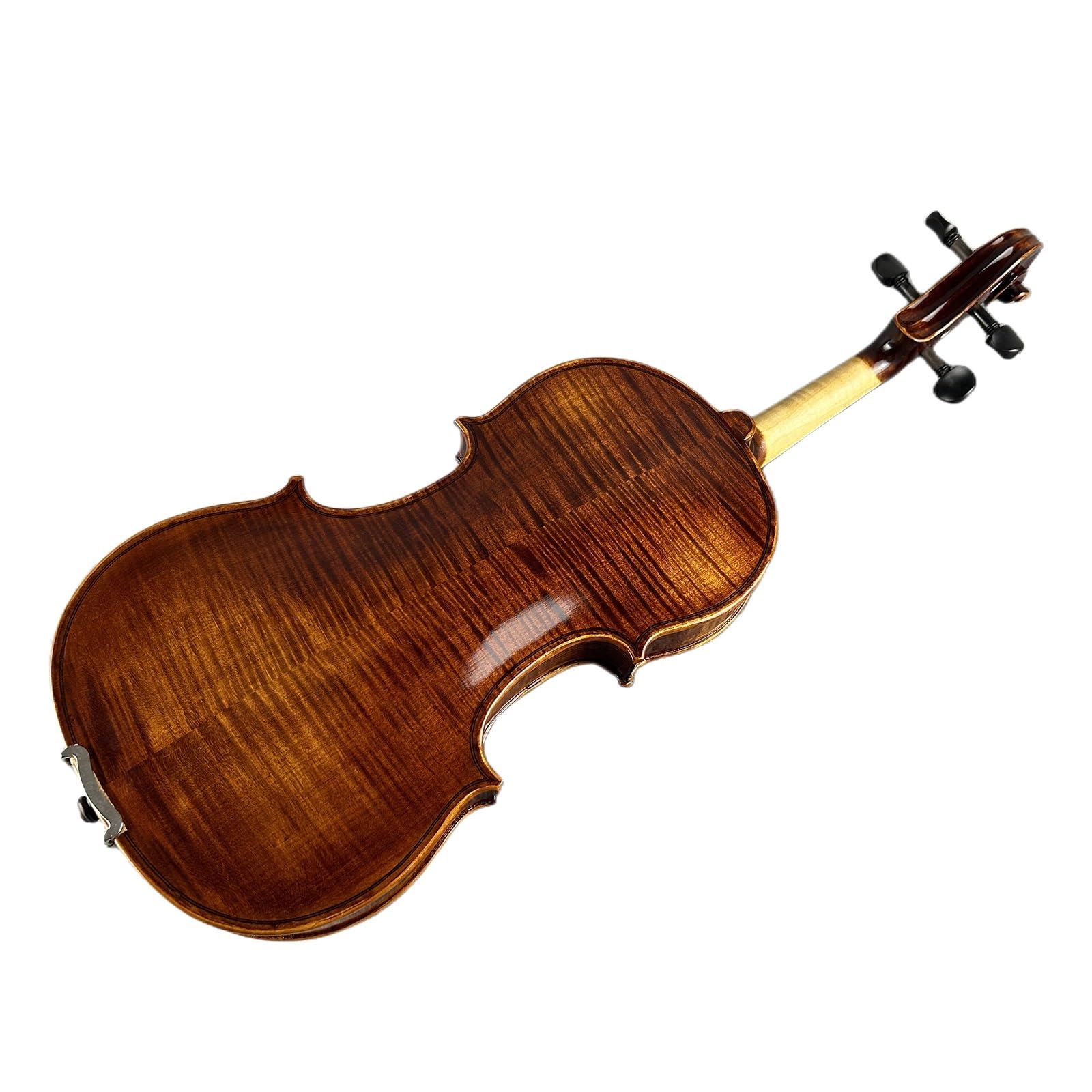 Geige Geflammte Violine Mit Tiefem Ton. Violino Profissional 4/4 Violine. Gute Geflammte Violine, Inklusive Koffer Und Bogen