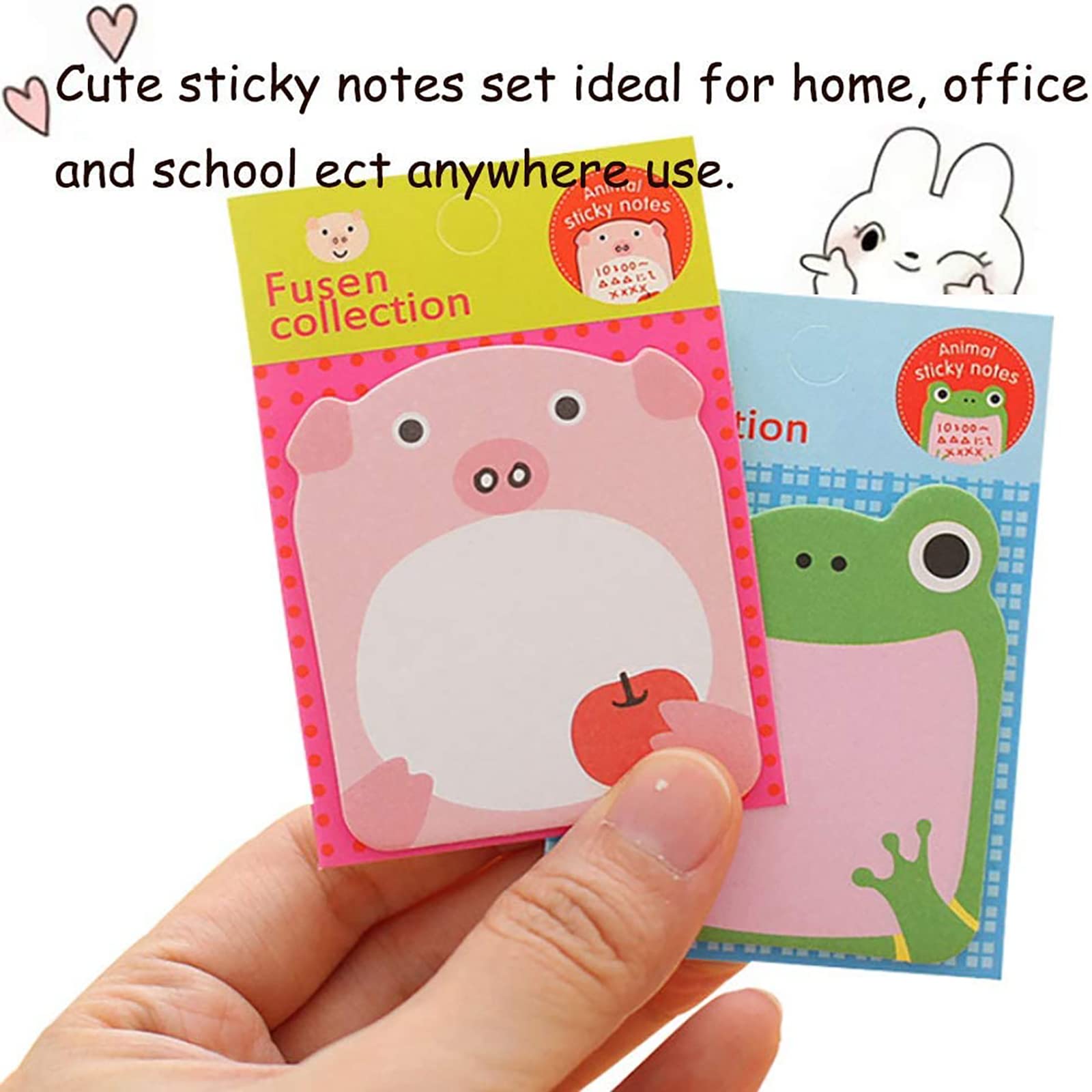 480 Foglietti Adesivi Animali - Blocchetti Memo Carini Per Promemoria - Regalo Bambini - Foto 2