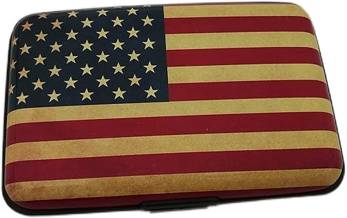 Hifuler Tarjetero de aluminio con bloqueo RFID, práctico tarjetero para tarjetas bancarias, tarjeta de identificación, tarjeta de compras, tarjeta