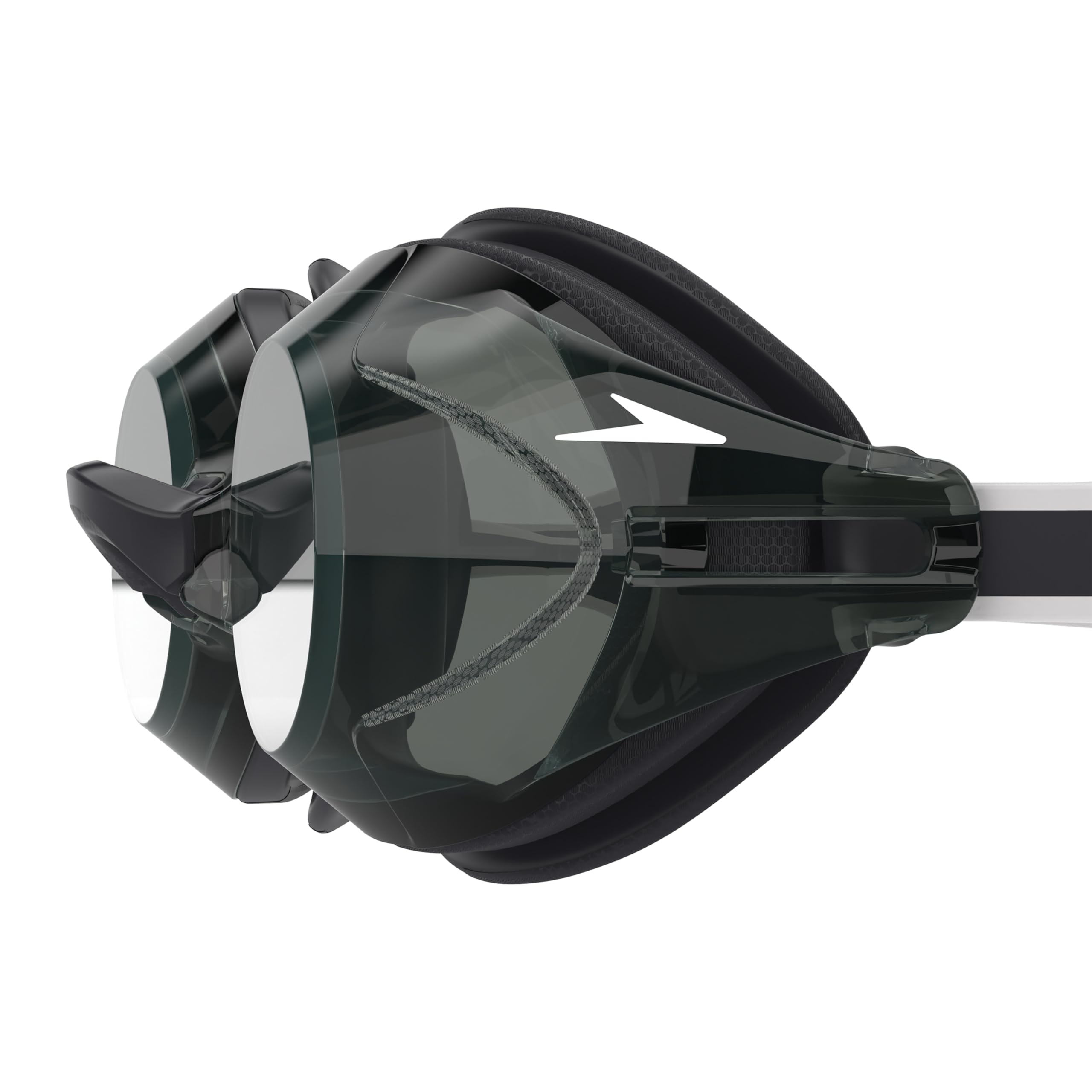 Speedo Vanquisher 3.0 Schwimmbrille für Erwachsene, niedriges Profil, Anti-Beschlag, UV-Schutz, latexfrei, Wettkampf-Schwimmbrille