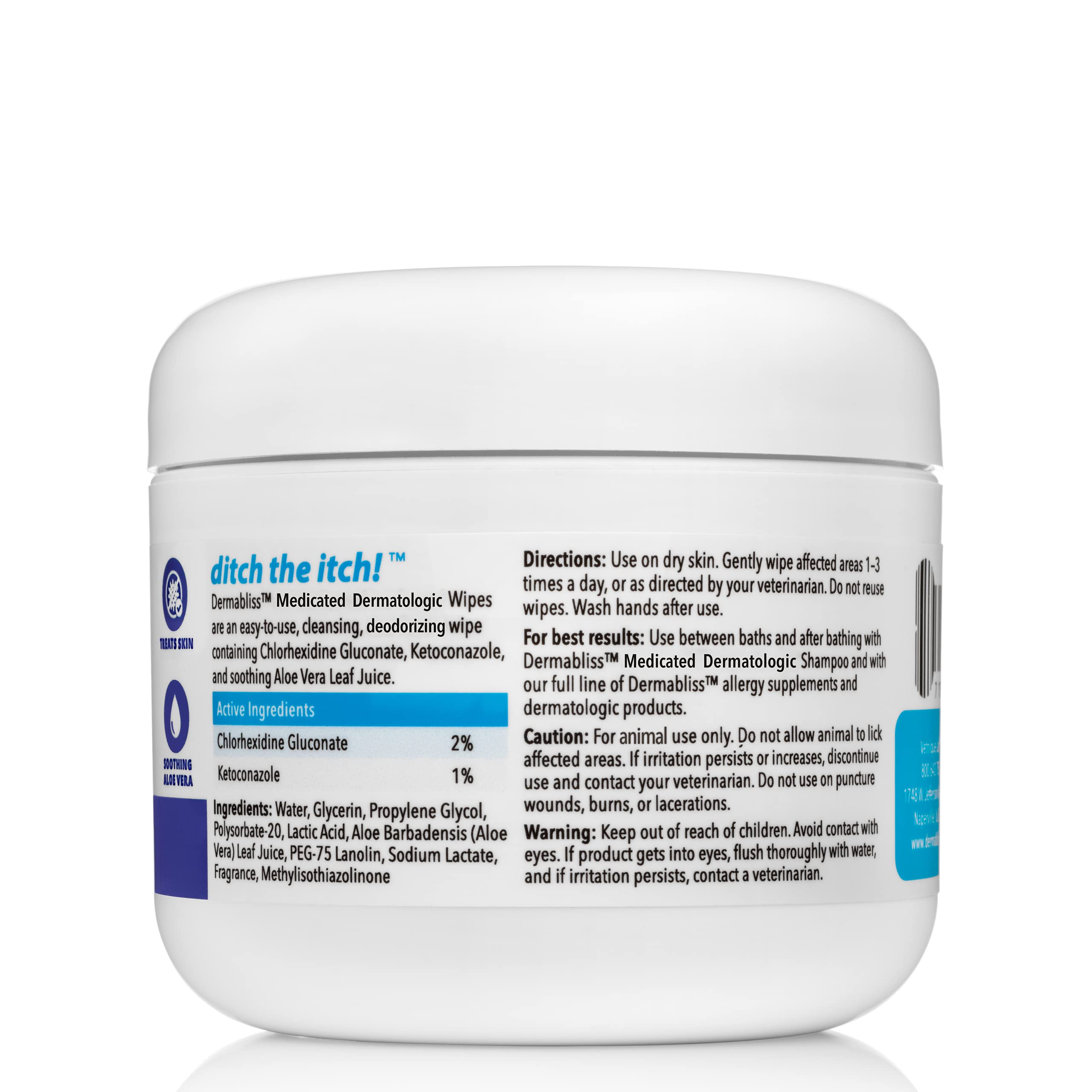 Buy VETNIQUE LABS Dermabliss AntiItch and Medicated Dog Shampoo, Wipes