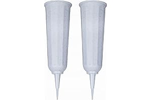 Set of White Cemetery Vases