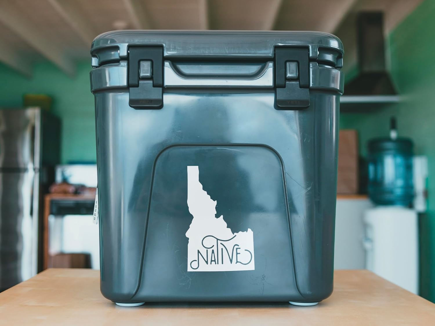 WHITE Idaho State Decal | Idaho Home Native Sticker | 4.5" Tall by 3" Wide | Car Window Cup Rambler Laptop Decal Sticker | Vinyl Bumper Sticker | Kais Design - Image 3