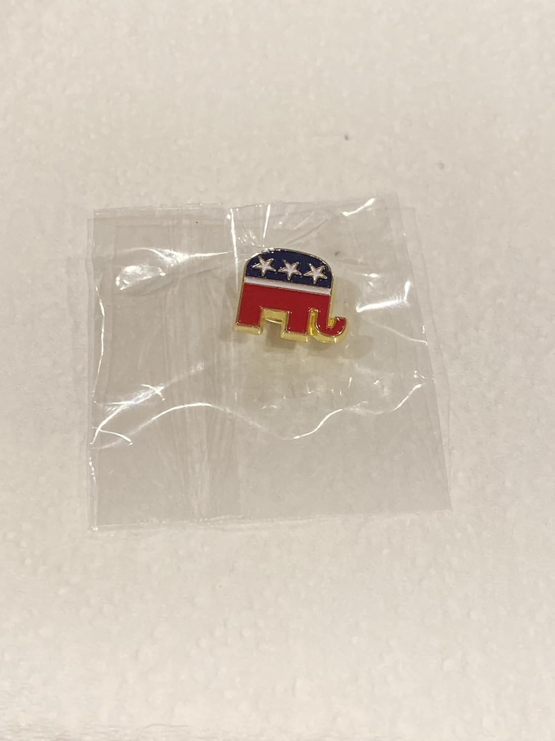 Wholesale Bulk 20 Pack of Republican Party Elephant Lapel or Tie Pins - Perfect for Campaign Events, Election Parties and Staff Gifts