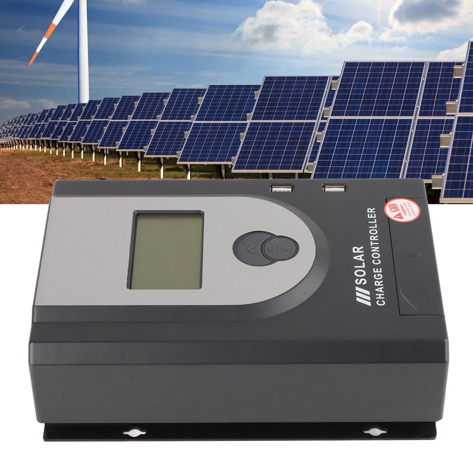YUYTE Controlador Solar MPPT 40A para RV, Yates y Barcos, Regulador de Panel Solar de bajo Consumo, Ideal para Sistemas de Energía Domésticos