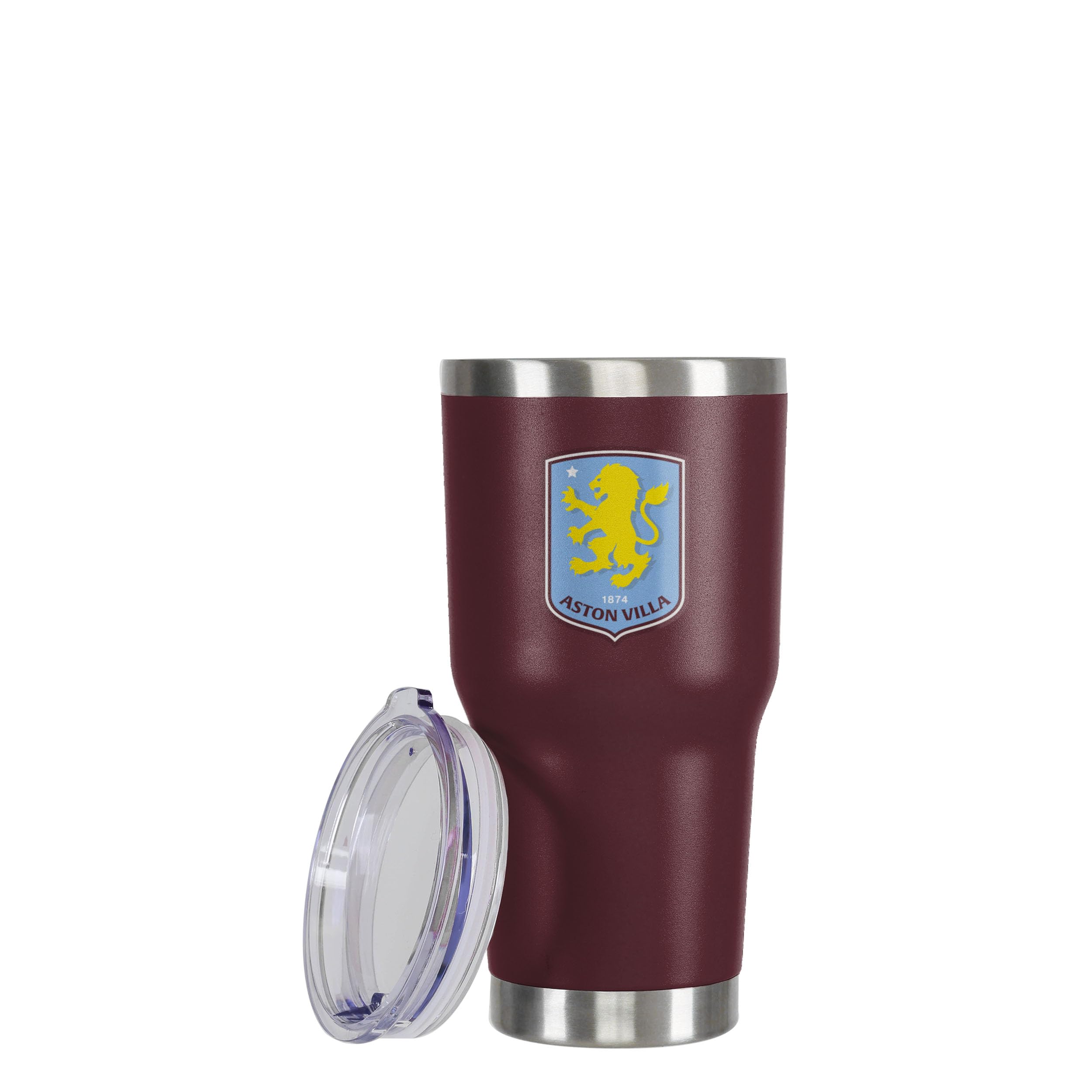 FOCO Officially Licensed Aston Villa FC Team Logo 850 mL Tumbler - Image 2