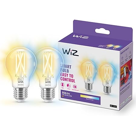 WiZ aplique LED de exterior Elpas RGBW, negro | Lampara.es