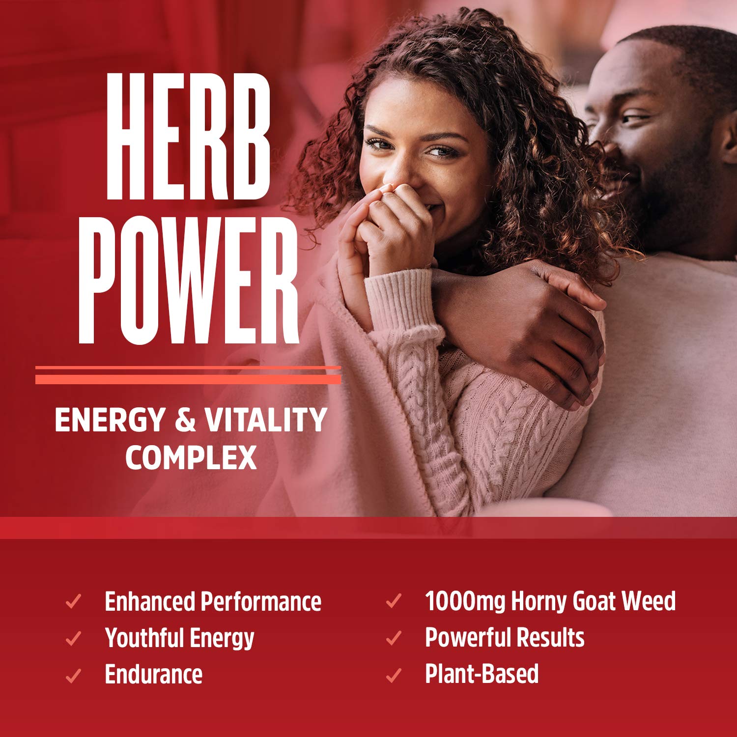 Zhou Premium Horny Goat Weed Extract with Maca & Tribulus | Enhanced Energy Complex for Men & Women | 30 Servings, 60 Veggie Capsules : Health & Household