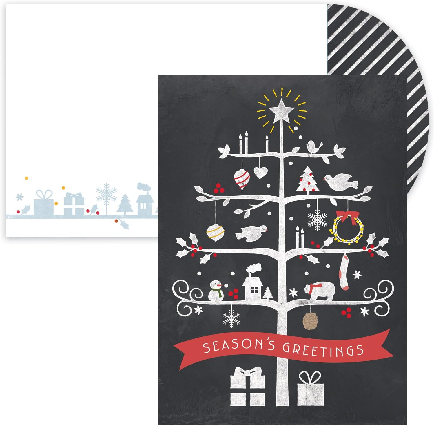 Boxed Cards, 16-Count, Chalkboard Tree (858900)