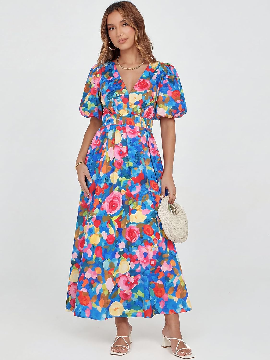 Sissyaki Women's Floral Maxi Dress 2026 Summer Spring Wedding Guest Dress - Image 5