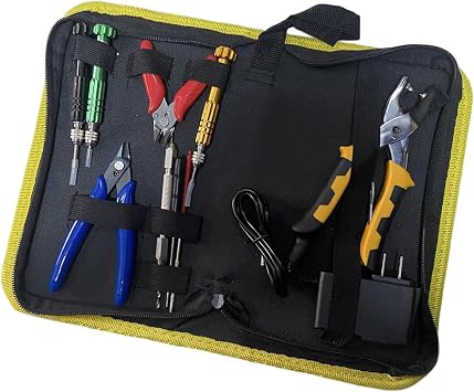 Colaxi Badminton Stringing Clamp Tool Kit Stringing Machine Tools, Grommets Pliers Reaming Rod Badminton Racket Hot Pressure Plier for Restring