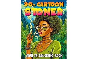 Let's Get High & Color (40+ Trippy Stoner Cartoon Pages for Adults, Weed & Psychedelia)