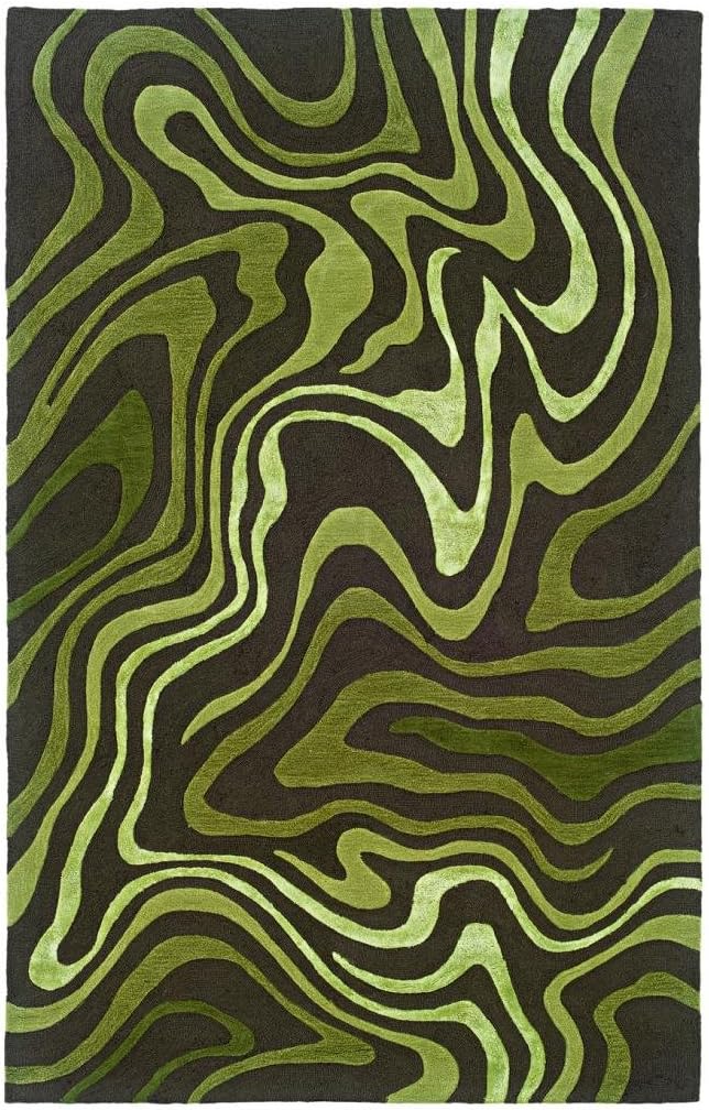 10' x 13' Rectangular Oriental Weavers Sphinx Area Rug UTP-84121 Brown/Green Color Handmade China "Utopia Collection"