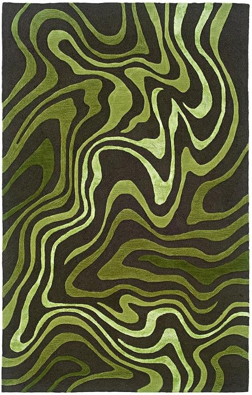 10' x 13' Rectangular Oriental Weavers Sphinx Area Rug UTP-84121 Brown/Green Color Handmade China "Utopia Collection"