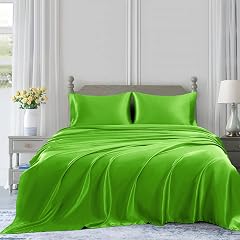 Cozy Comfort Queen Size 4-Piece Sheet Set 25 Momme Mulberry Silk Sumptuous Softness Bed Sheets Set Fits 14-18