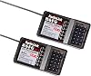 Eighteenup Radiolink 2 Stück R6FG 6-Kanal-24-GHz-Oberflächenempfänger funktioniert mit der Radiolink Fernbedienung RC4GS V3/RC4GS V2/RC4GS/RC6GS V3/RC6GS V2/RC6GS/RC8X für RC Autos und Boote