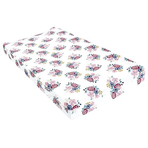 Miniatura 51 de Hudson Baby Funda unisex de algodón para cambiador, diseño a cuadros, talla única