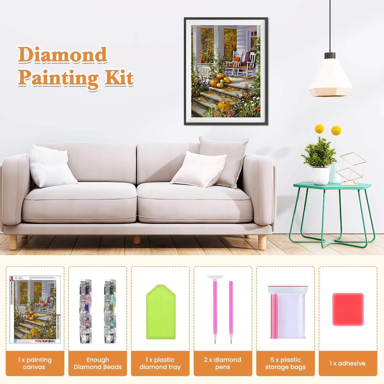 Lighthouse Diamond Painting Kits For Adults Beginners 5D Round Full