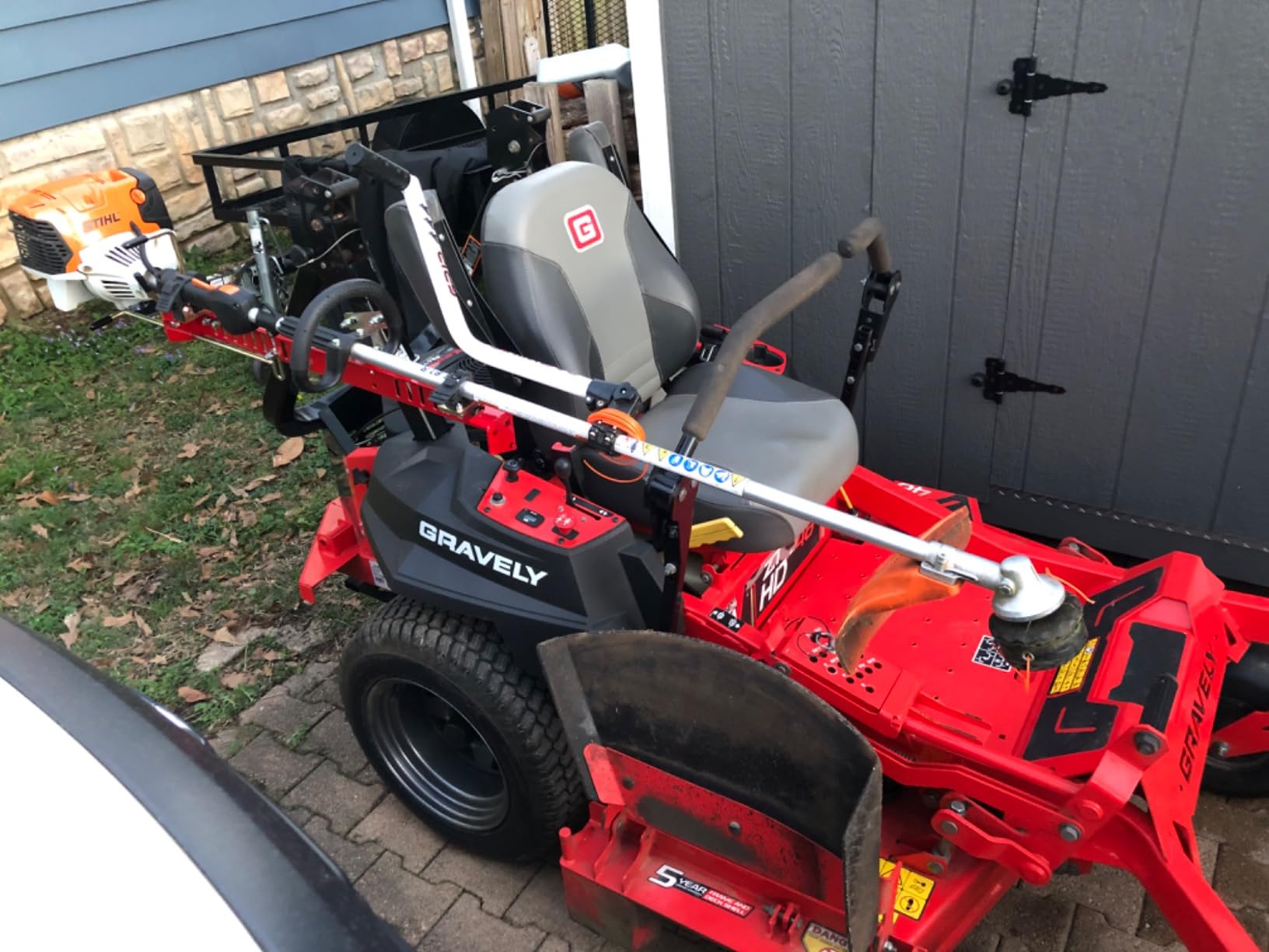 Trummer Rake Narrow $16/mo - Finance Jungle Jim’s ZTR-TR Zero Turn Mower Trimmer Holder ...