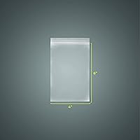 Vista 2 de SNL Bolsas de plástico desechables transparentes con cierre de cremallera de calidad, fuertes 4 "x 6" - 2 MIL - 100 bolsas