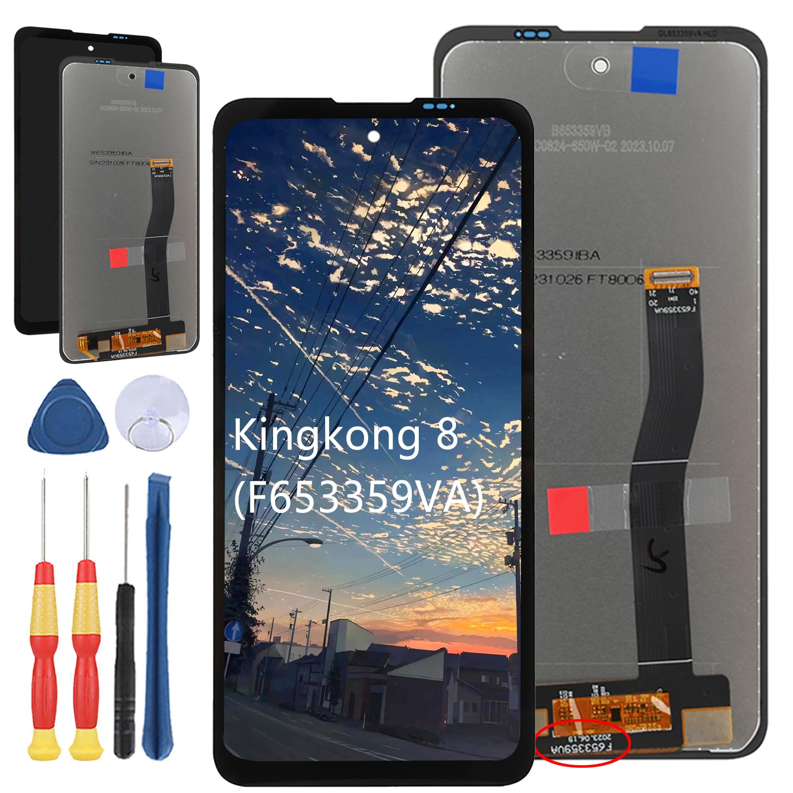 Nuovo Schermo di Ricambio Per Cubot Kingkong 8 Display LCD 6.53 Pollici Riparazione Dello Schermo e Sostituzione Strumento Accessori