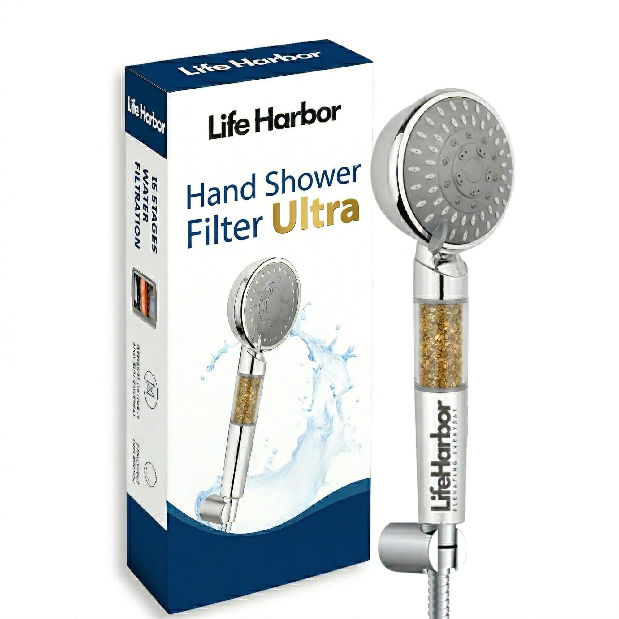 Life Harbor Hand Shower Filter for Hard Water-image-41