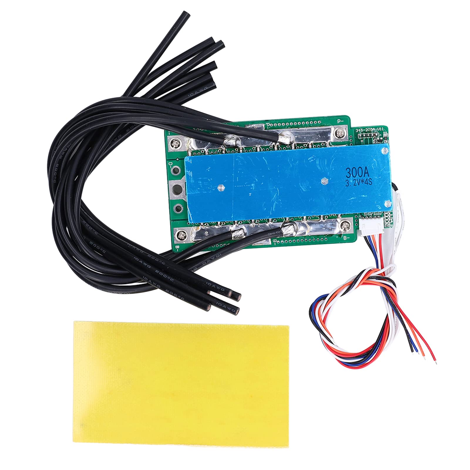 FTVOGUE FTVOGUE Płyta Ochronna 4S Aluminiowa Płytka PCB Falownik Dużej Mocy 3,2 V 200 A Przetwornica Doładowania dla Majsterkowiczów Projektów Naukowych Do Użytku Domowego Ładowarka ((300A))