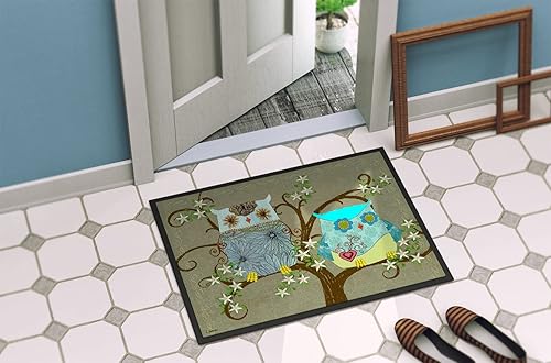 Miniatura 81 de Caroline's Treasures PJC1117JMAT - Felpudo para puerta delantera de 24 x 36 pulgadas, tapete antideslizante lavable de pelo bajo, 24 x 36 pulgadas
