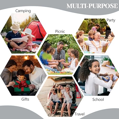 Miniatura 7 de Lonchera con bola de sóftbol para mujeres, niñas, niños, adolescentes, bolsa de almuerzo aislada, reutilizable, portátil, regalos para el trabajo,