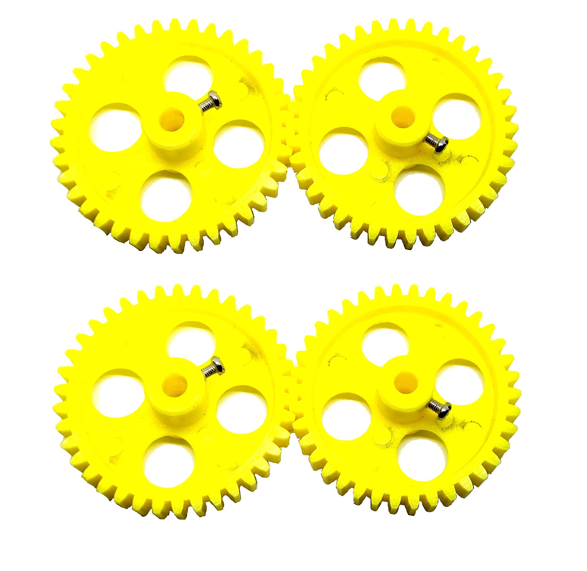 INVENTO 4pcs Plastic Spur gear 38 Teeth 60mm dia, 12mm Width, 6mm hole for DIY Projects (B07PHG379T) Amazon Price History, Amazon Price Tracker